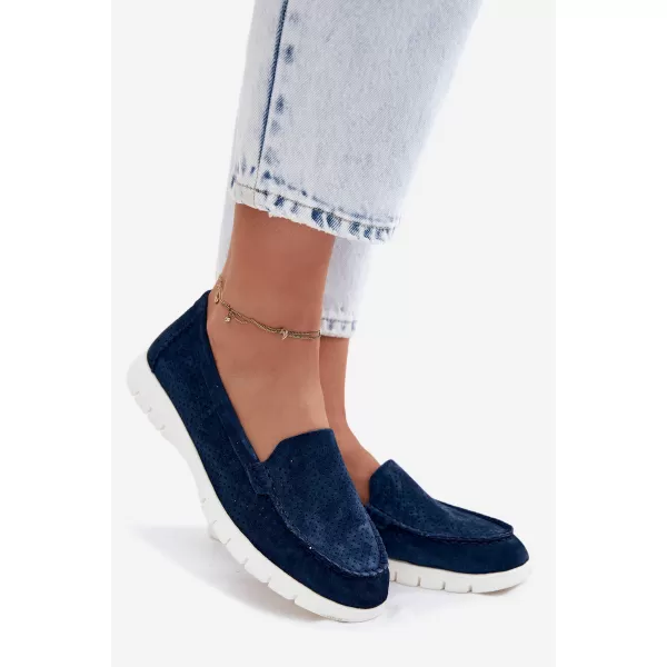  Damenmokassins VINCEZA 95360 BLAU 