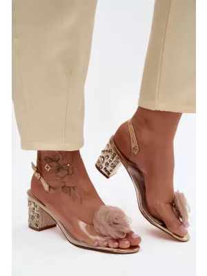Damensandalen D&A MR61-9011 GOLD