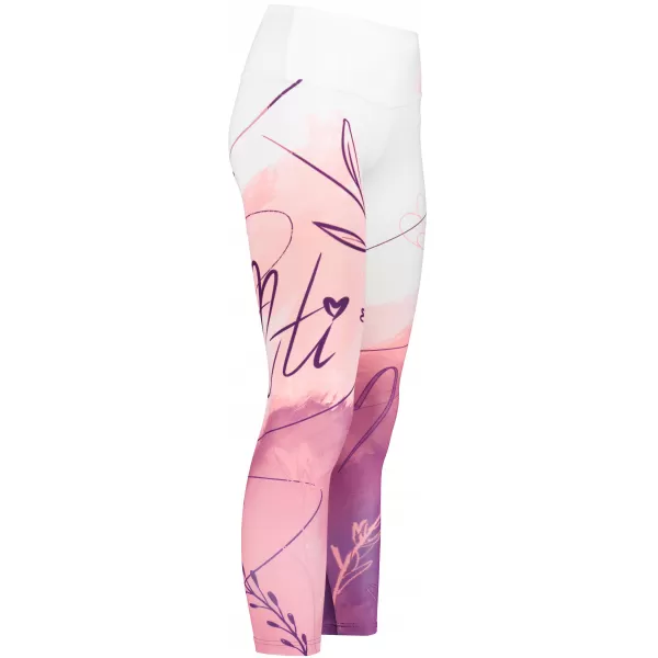  Lange Premium-Leggings für Damen (neue Größen) ALTISPORT VOJ/ALW083LEG05 WEIß ROSA 