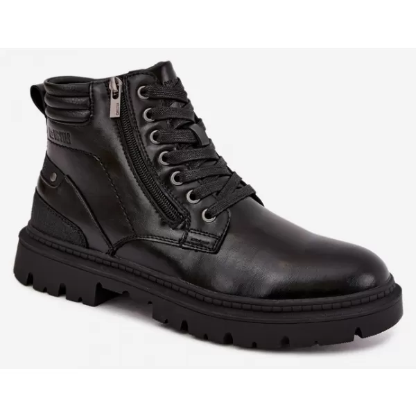  Herren-Stiefeletten BIG STAR SHOES UU174242 SCHWARZ 