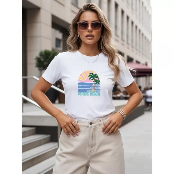  Damen-T-Shirt DSTREET NX8047RY-WH WEIß 