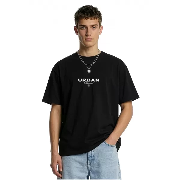  Herren-T-Shirt URBAN CLASSICS TB8665 SCHWARZ 