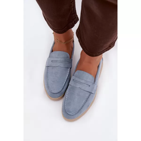  Damenmokassins BOTO QQ-278 BLAU 