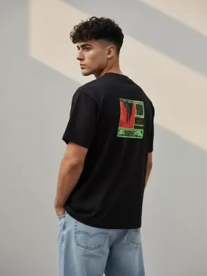 Herren-T-Shirt DSTREET RX5304 SCHWARZ