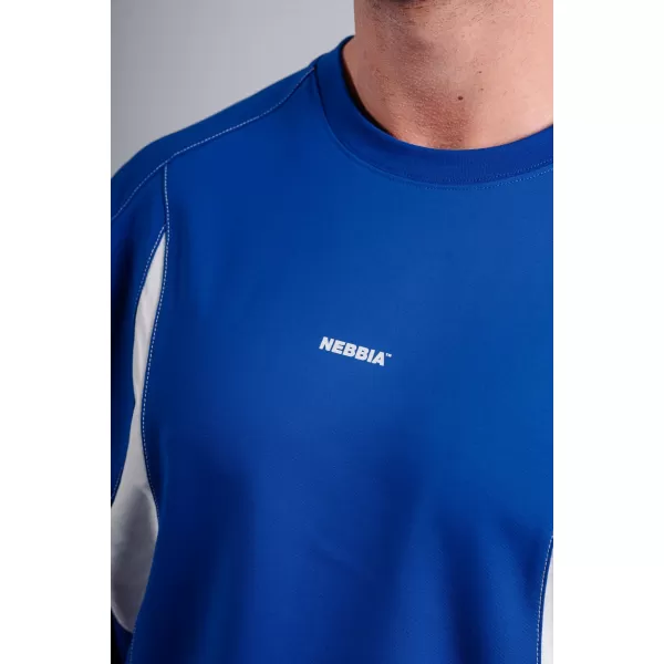  Übergroßes Pump-Cover-T-Shirt NEBBIA PRIMAL 871 BLAU 