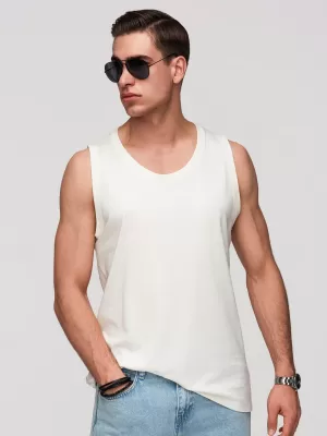 Herren-Tanktop OMBRE OM-TSBT-0272 WEIß