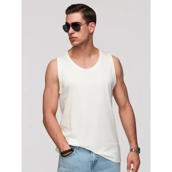  Herren-Tanktop OMBRE OM-TSBT-0272 WEIß 