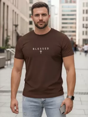 Herren-T-Shirt DSTREET NX5124R-CH BRAUN