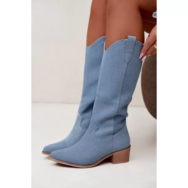  Damenstiefel BOTO LQ-115 BLAU 