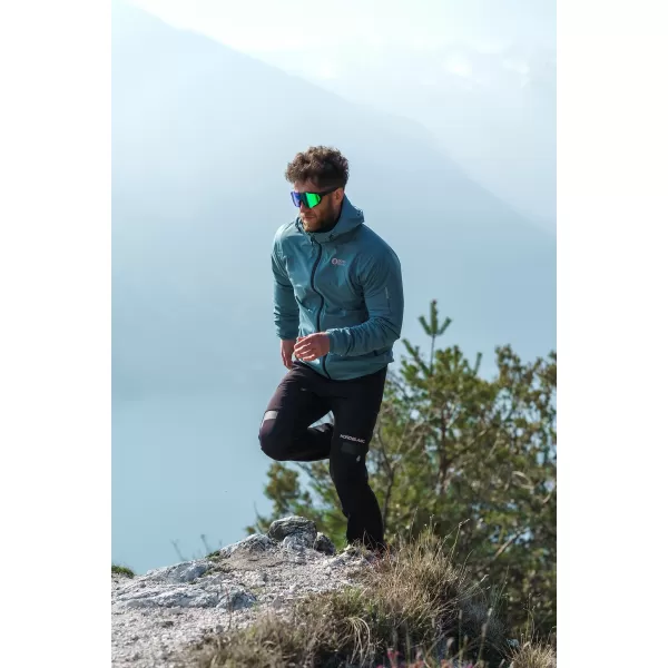 Wasserdichte Softshelljacke für Herren NORDBLANC EXPEDITIOUS NBSSM8323 GRÜN 