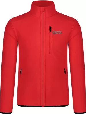 Leichtes Fleece-Sweatshirt für Herren NORDBLANC QUARRY NBSFM8372 ROT