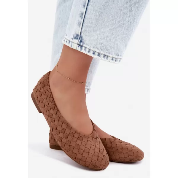  Ballerinas für Damen BOTO 9867 KAMEL 