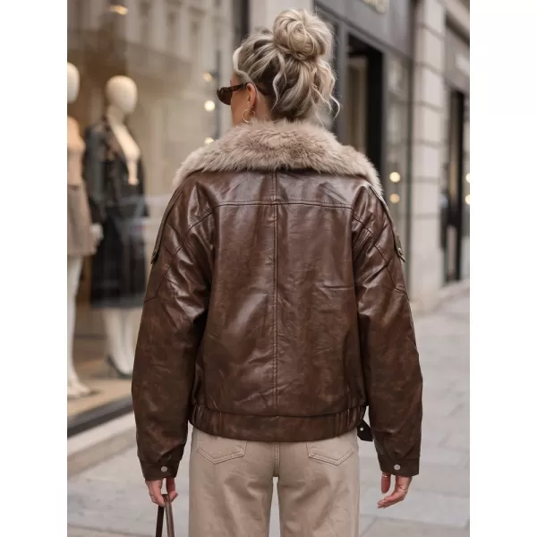  Damenjacke DSTREET TY5708 BRAUN 