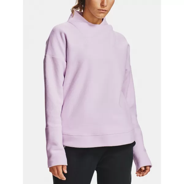  Damen-Sweatshirt UNDER ARMOUR RECOVER FLEECE WRAP NECK 1356347-570 LILA 