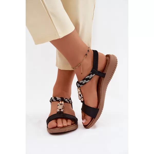  Damensandalen S.BARSKI KV61-6051 SCHWARZ 