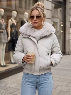 Damenjacke DSTREET TY6008 WEIß