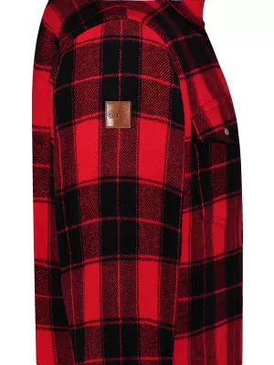 Herren-Flanellhemd NORDBLANC FEN NBSSM8369 ROT