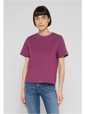 Damen-T-Shirt URBAN CLASSICS TB8574B-23660 WEIß/VINTAGE ROSE/BEERENLILA