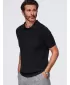 Herren-Poloshirt OMBRE OM-POSS-0178 SCHWARZ
