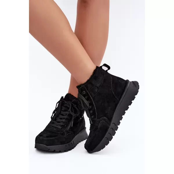  Damenstiefel BOTO 26BT17-651 SCHWARZ 