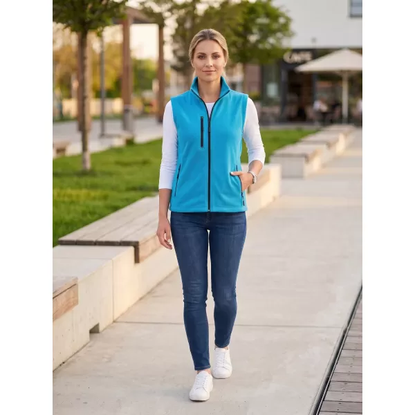  Fleeceweste für Damen MALFINI EXIT W-525 TÜRKIS 