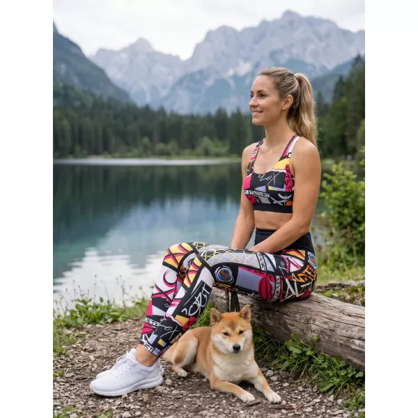  Damen Premium Long Funktionsleggings (neue Größen) ALTISPORT VOJ/ALW041LEG05 SCHWARZ 