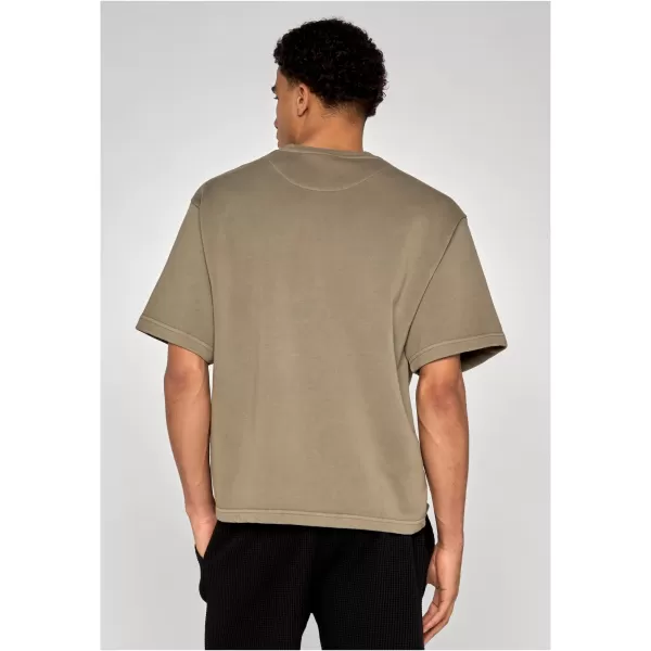  Herren-T-Shirt URBAN CLASSICS TB8097 BLASSES OLIV 