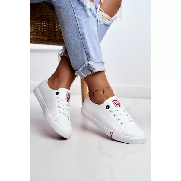  Damen-Sneaker BIG STAR SHOES GG274005 WEIß/ROT 