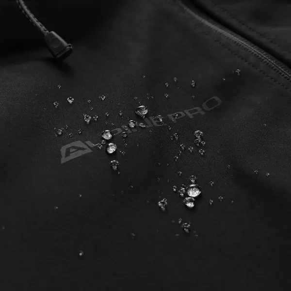  Herren-Softshelljacke ALPINE PRO GEDER SCHWARZ 