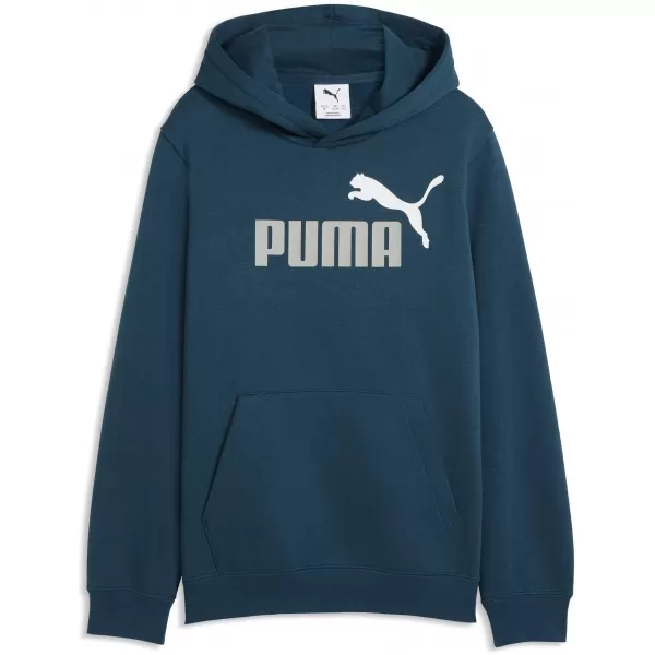  Kinder-Sweatshirt PUMA ESS 2 COLOR NO. 1 LOGO HOODIE FL B 68582236 MITTERNACHTSBENZIN 