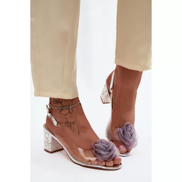  Damensandalen D&A MR61-9011 SILBER 