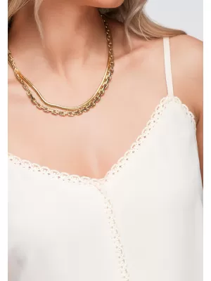 Damen-Tanktop OMBRE OW-TS-E0057 BEIGE