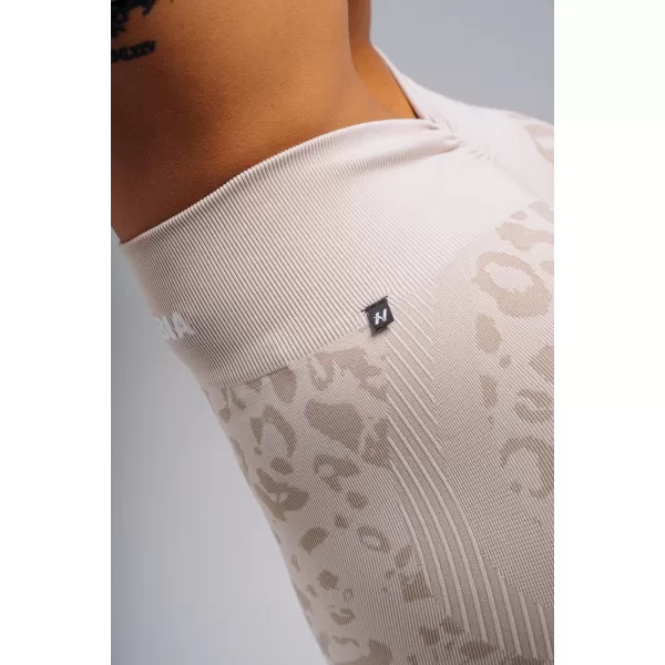  Kompressions-Push-up-Leggings mit Leopardenmuster NEBBIA PRIMAL 849 CREMEFARBENER LEOPARD 