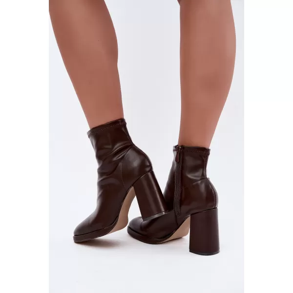  Damen-Stiefeletten BOTO NN636 BRAUN 