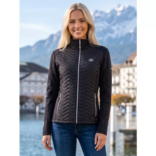 Hybridjacke für Damen ALTISPORT IDONY SCHWARZ 