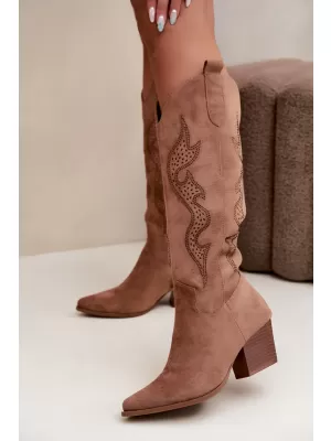 Damenstiefel BOTO 2539A KAMEL