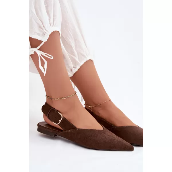  Ballerinas für Damen BOTO 9755 KAFFEE 
