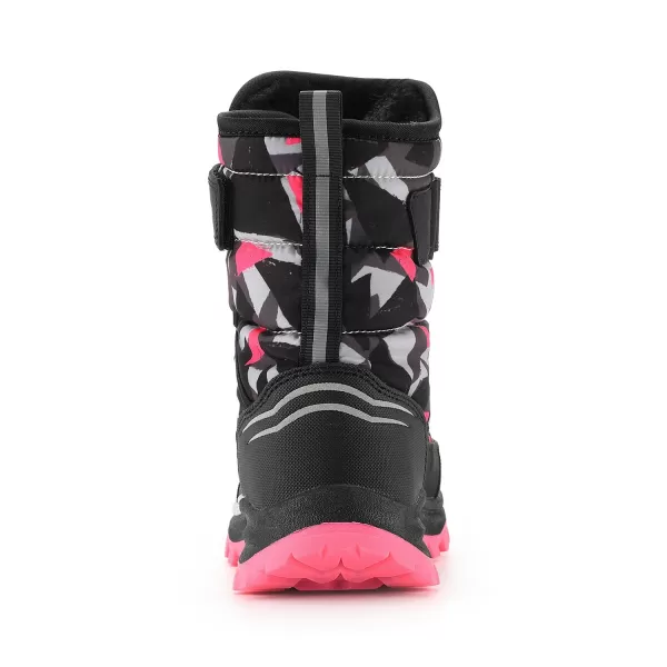  Winterschneemänner für Kinder ALPINE PRO BERNO NEONPINK 