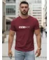Herren-T-Shirt DSTREET NX5122R-BU ROTWEIN