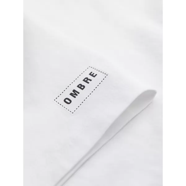  Herren-T-Shirt OMBRE OM-TSPT-0269 WEIß 