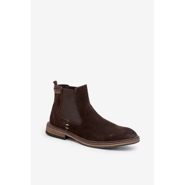  Herren-Stiefeletten BIG STAR SHOES OO174155 BRAUN/BEIGE 