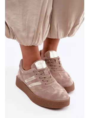 Damen-Sneaker D&A LR62-7107 BRAUN