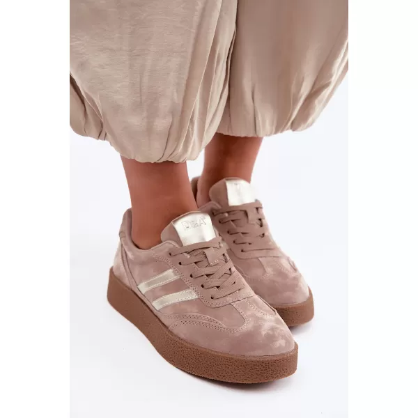 Damen-Sneaker D&A LR62-7107 BRAUN 