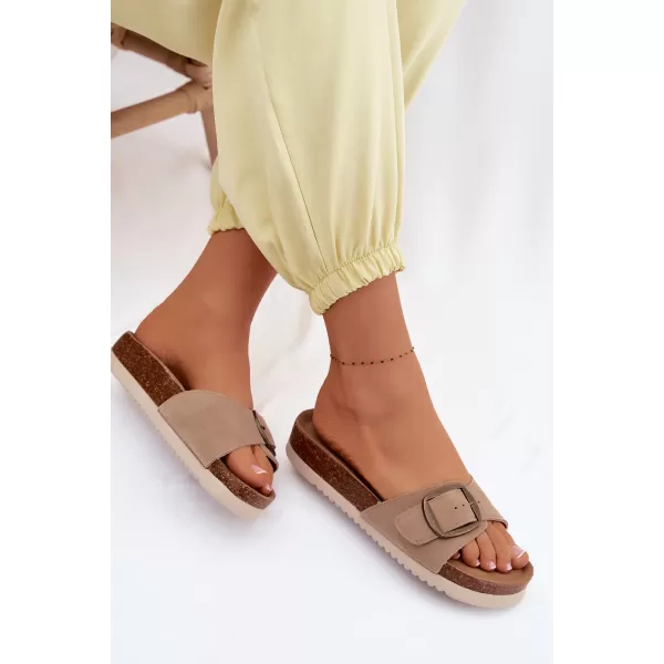  Damenhausschuhe BOTO 2833 KHAKI 