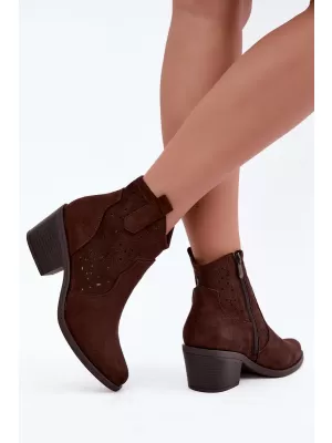 Damenschuhe S.BARSKI HY62-8147 SCHOKOLADE
