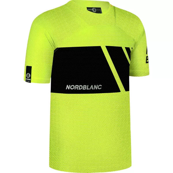  Funktionelles Radsport-T-Shirt für Herren NORDBLANC MUD NBSMF8083 LEUCHTEND GELB 