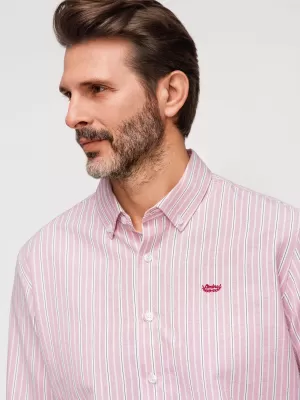 Herrenhemd OMBRE K703 ROSA
