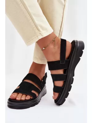 Damensandalen BIG STAR SHOES TT274484 SCHWARZ