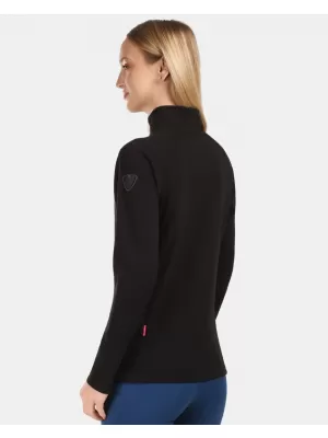 Fleece-Sweatshirt für Damen KILPI MONTALE-W 1L0204KI SCHWARZ