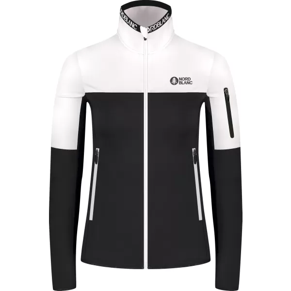 Powerfleece-Sweatshirt für Damen NORDBLANC IDOL NBSFL8337 SCHWARZ 